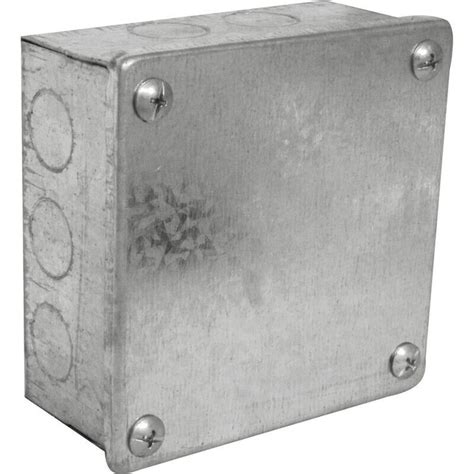 big square metal box|metal pull box 4x4x2.